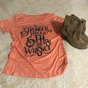 Cheekys Peach Stronger than a 5th of whiskey T